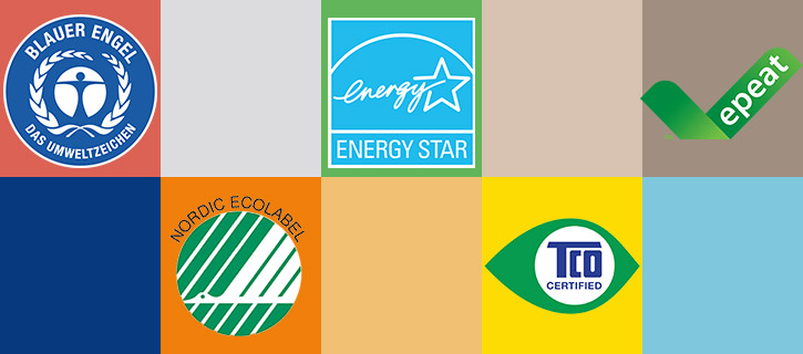 Fünf Siegel für nachhaltige IT